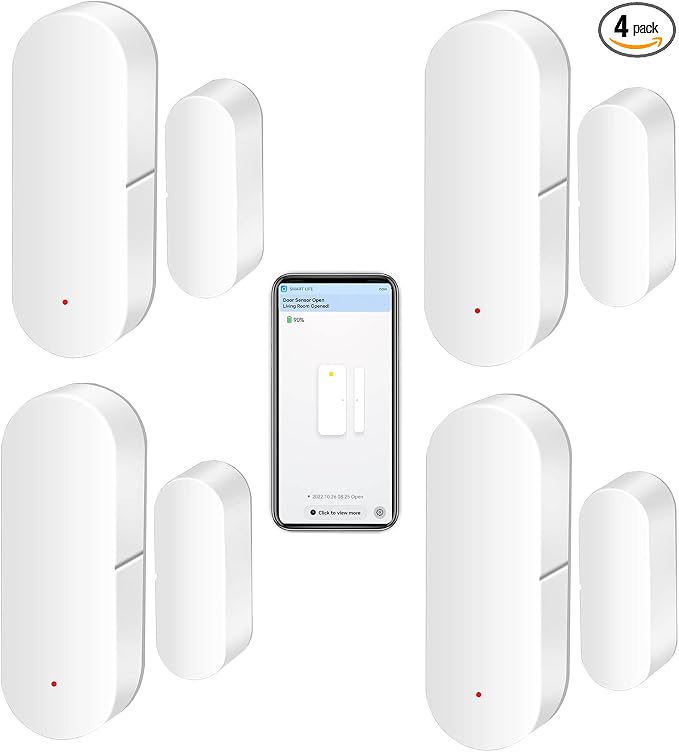 WiFi Door Sensor: Smart Door Open/Closed Detectors, Wireless Window Sensor by SENCKIT