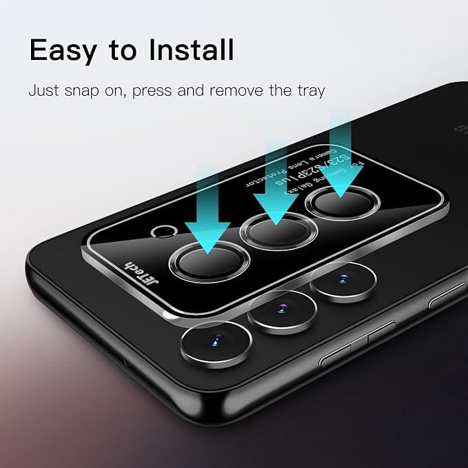 JETech Camera Lens Protector for Samsung Galaxy S23 5G 6.1-Inch / S23 Plus 5G - Image 5