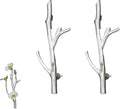 2PCS Metal Branch Shaped Flower Insert Brooch Pins, Wearable Corsage Holders by Unknown