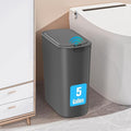 Cesun 5 Gallon Automatic Bathroom Trash Can, Touchless Motion Sensor Garbage Can by Cesun
