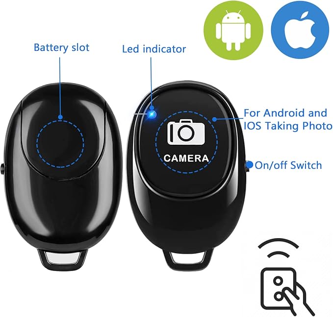 Phone Camera Remote Control for Photos & Videos, Wireless Camera Remote Shutter - Image 4