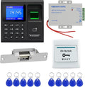 RFID Access Control System Kit: Employee Fingerprint Time & Attendance Terminal by FSTWBrandFlagship