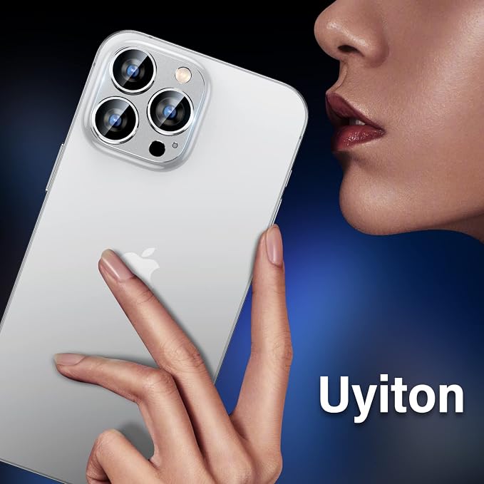 Uyiton for iPhone 14 Pro/iPhone 14 Pro Max Camera Lens Protector, 9H Tempered - Image 6