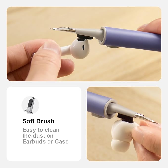 Hyashee Cleaner Kit for Airpods Pro 1 2 3 Multi-Function Cleaning Pen - Image 3