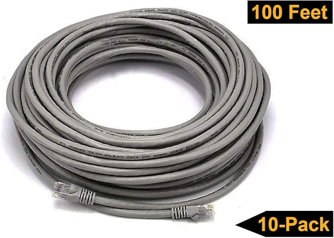 iMBAPrice 1' Cat5e Network Ethernet Patch Cable, 10 Pack - Image 9