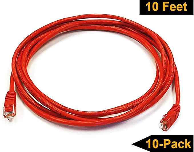 iMBAPrice 25'Cat5e Network Ethernet Patch Cable, 10 Pack - Image 5