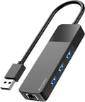 ALL-LUCKY USB Hub with Ethernet Adapter, 4-in-1 USB 3.0 Gigabit Network Hub by Unknown