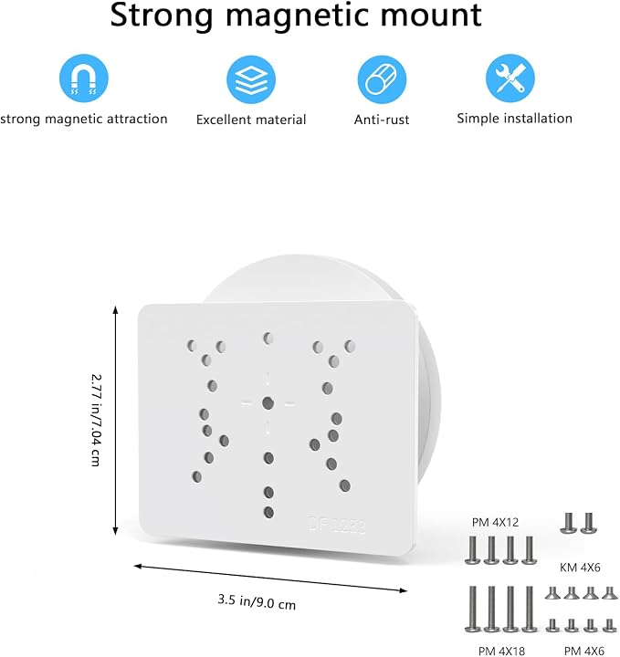 Magnetic Mount Compatible with eufy Security Solocam S340/E30/E42/4G LTE Cam - Image 2
