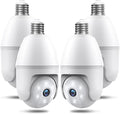 Light Bulb Security Cameras Wireless Outdoor, 5G&2.4GHz 4MP Security Camera by STARTWITHGyliziex