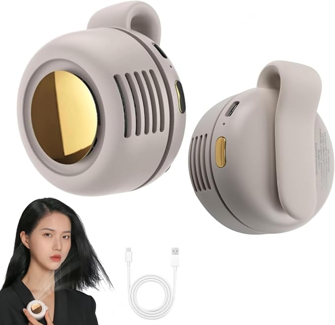 Portable Silent Mini Bladeless Fan Clip On, Mini Clip On Fan by Unknown
