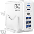 165W GaN USB C Charging Station, 6-Port Desktop Charger by Unknown