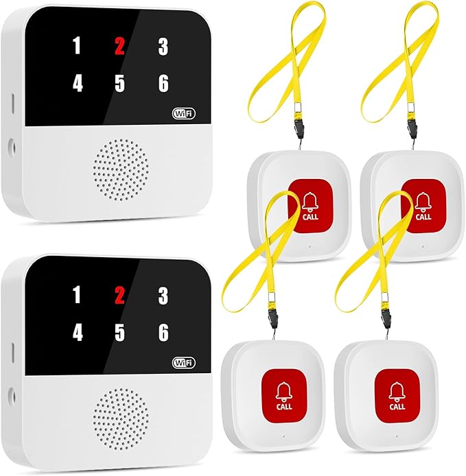 PILSAMAS Wireless Caregiver Call Button System by PILSAMAS