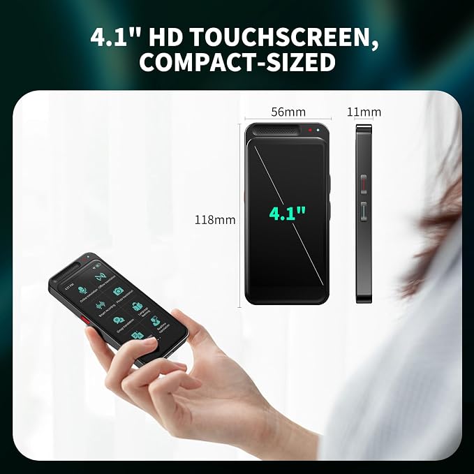 Language Translator Device No WiFi Needed, VORMOR Upgraded AI Translator Two - Image 5