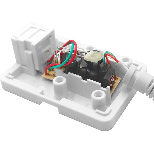 NECABLES DSL Filter for Phone Line 6 Inductors Version RJ11 6P2C Male to Female - Image 3