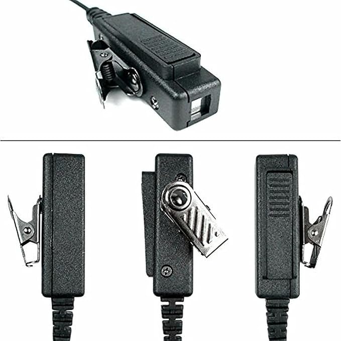 2 Pcs 2-Wire Surveillance Acoustic Tube Walkie Talkie Earpiece/Headset - Image 4