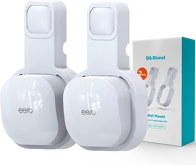 DG-Direct Wall Mount Holder for eero 6 and eero 6+ Router Mesh Wi-Fi System by DG-Direct