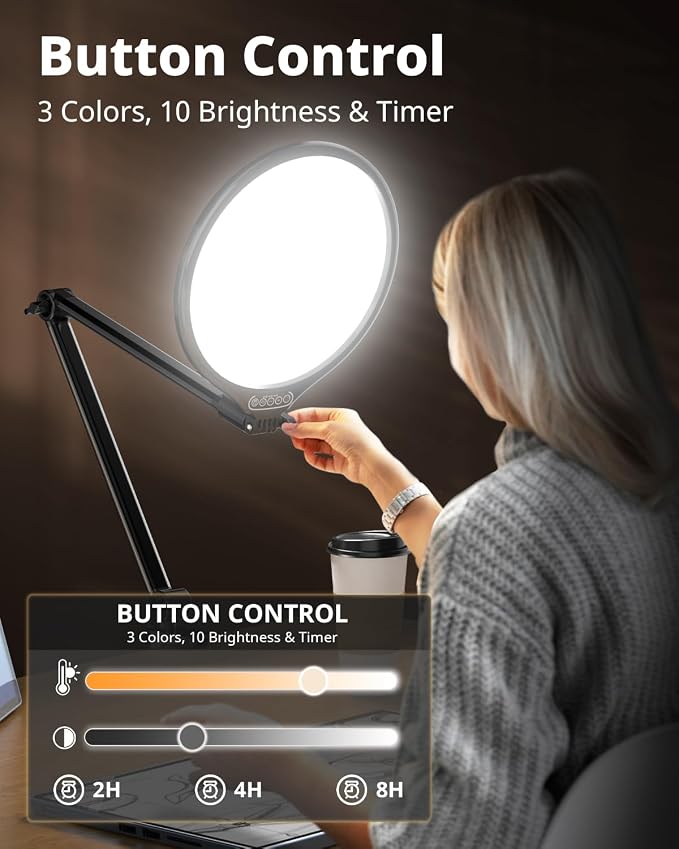UBeesize 10" Key Light for Streaming, Desk Ring Light - Image 3