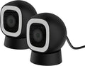 Luna 2K AI Wired Cameras for Home Security Outdoor/Indoor, 2.4GHz Wi-Fi by LUNAHOME