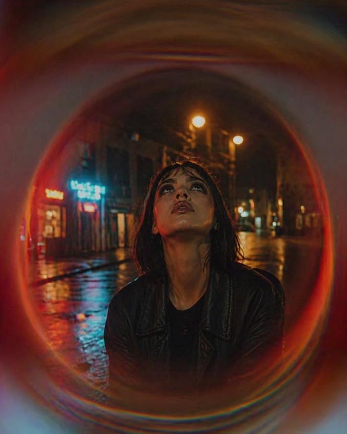 Camera Vortex Effect Filter, 77MM Prism Film Special Effects Glass Lens - Image 4