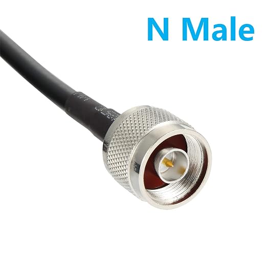 8ft N Male to SMA Male Cable, SMA to N Cable 50 ohm Ultra Low Loss KMR240 - Image 3