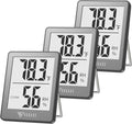 DOQAUS Indoor Thermometer, Mini Digital Hygrometer Room Thermometer, Humidity by DOQAUS