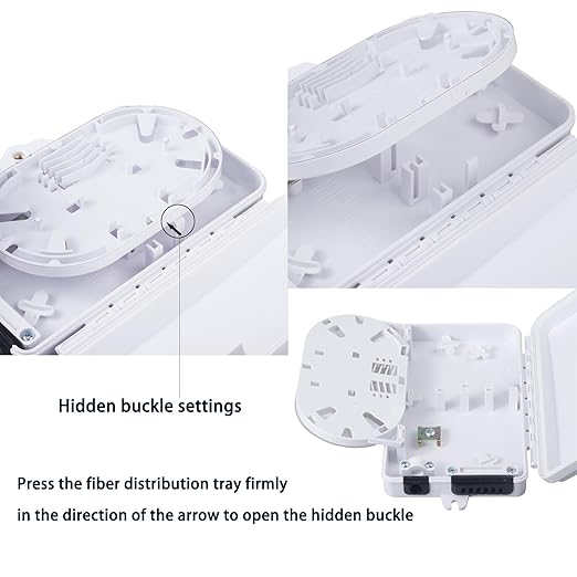 6 Core Fiber Optical Terminal Box Fiber Optic Distribution Enclosure - Image 2