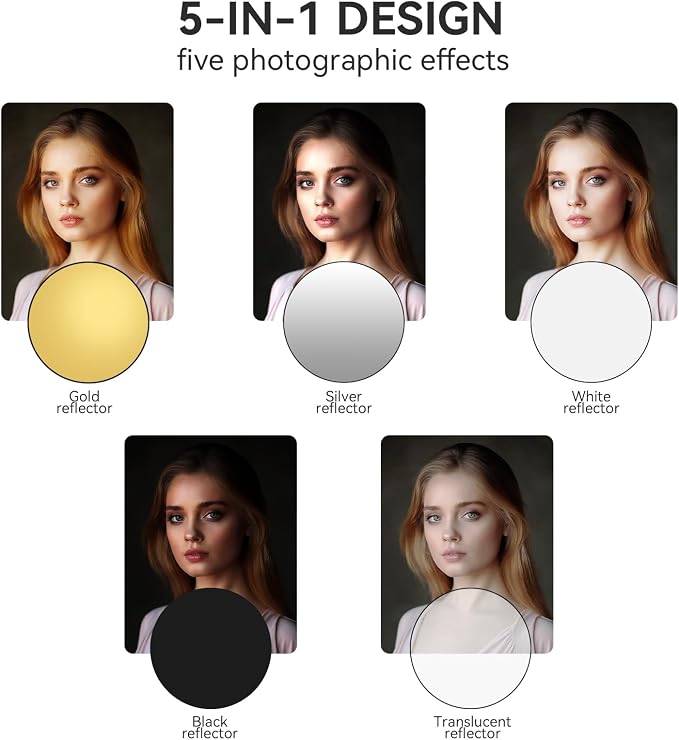 UTEBIT 43"/110cm Photography Reflector - Image 2