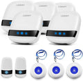 Caregiver Pager Wireless SOS Call Button Nurse Alarm System by Liotoin
