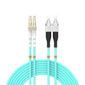 OM3 Fiber Patch Cable 2.5Meter/8ft, LC/UPC-FC/UPC Fiber Optic Cable Cord LSZH by Buacoz