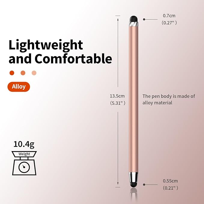 Stylus, Stylus Pen for Touchscreen ipad.2-in-1 Universal ipad Pencil | High - Image 2