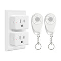 Greencycle Remote Control Outlet, 2 Wireless Light Switches and 2 Outlet Plugs by greencycle
