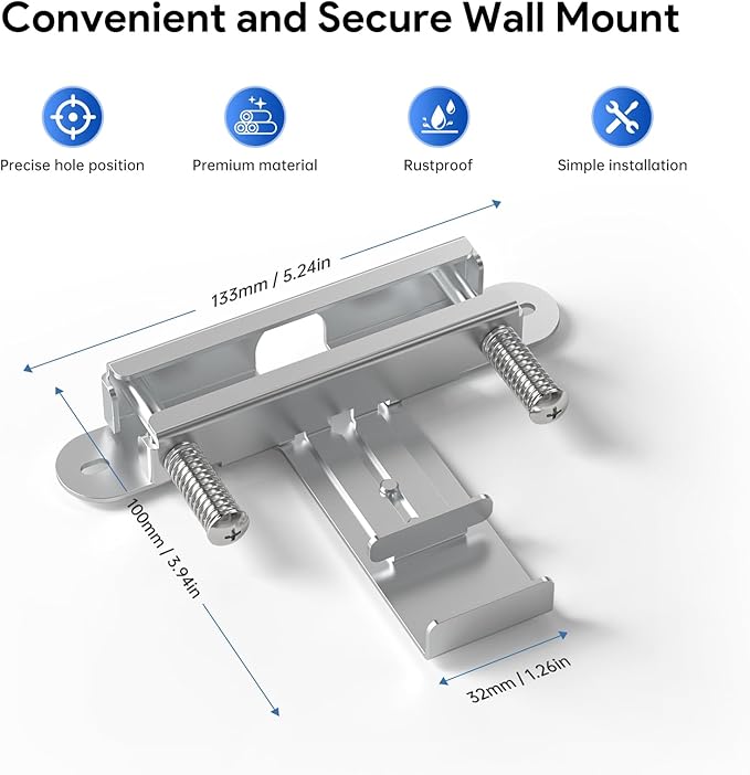 Eero PoE 7 & 6 T-Bar Ceiling Mount, Aluminum Tool-Free WiFi AP Bracket | T-Bar - Image 3