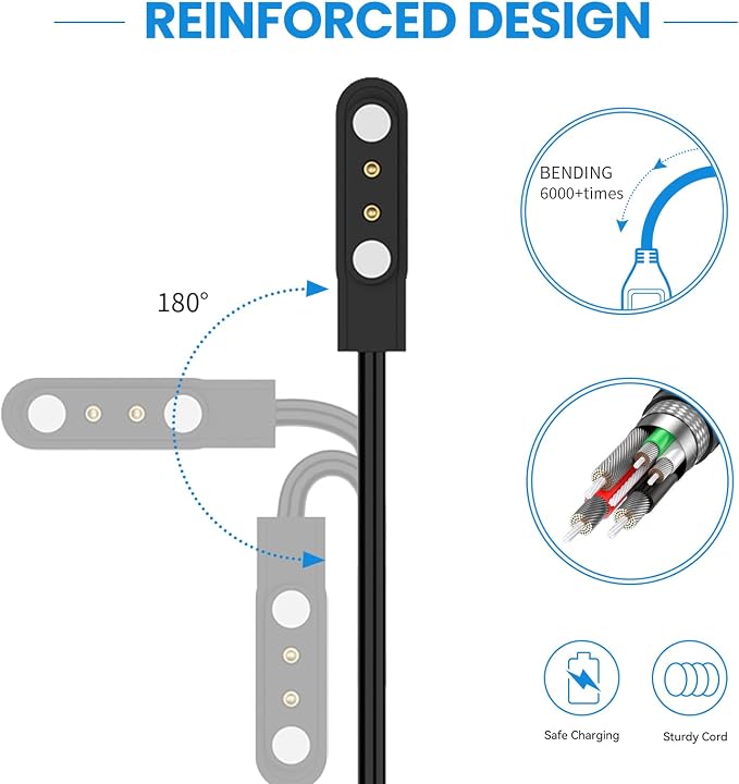 VeryFit Smartwatch Charger for IDW13/IDW16/IDW19/IDW25/IDW26/IDW28/ID208 - Image 4