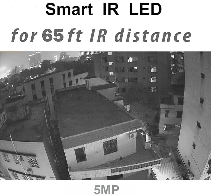 5MP Bullet TVI CCTV Security Analog Camera, 2.8mm Lens, 100° Wide Viewing Angle - Image 3
