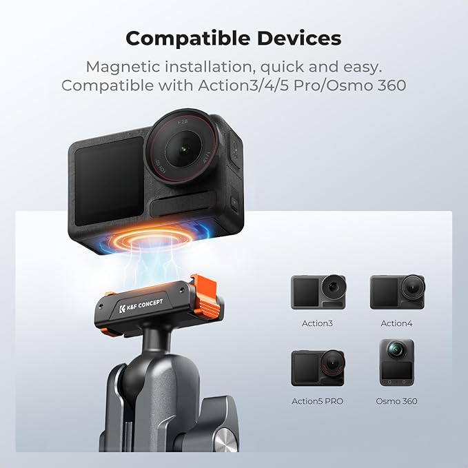 K&F CONCEPT Super Clamp Camera Mount - Image 4