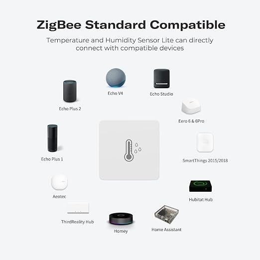 THIRDREALITY Zigbee Temperature and Humidity Sensor Lite, Smart Thermometer and - Image 6
