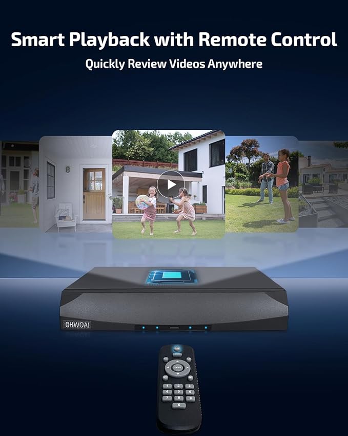 Two-Way Audio PoE Security Camera System Outdoor, 5MP Wired Cameras - Image 5