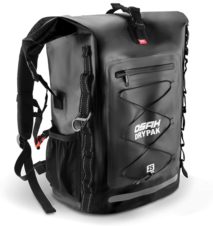 OSAH DRYPAK Waterproof Backpack Dry Bag 25L/35L/55L/85L – Heavy Duty Roll-Top by OSAHDRYPAK