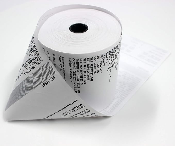 3 1/8 x 230 thermal paper square POS cash register thermal receipt paper rolls - Image 5