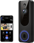 1080p WiFi Video Doorbell Camera Wireless, Battery Powered, AI Human and Motion by Unknown