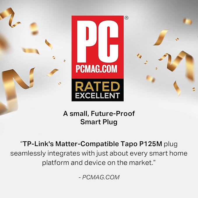 TP-Link Tapo Matter Supported Smart Plug Mini, Compact Design, 15A/1800W Max - Image 3