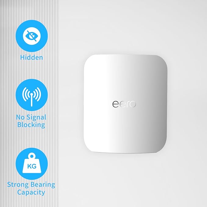 Wall Mount Holder for eero Max 7, No Messy Wires, Space Saving, Wall Stand - Image 6