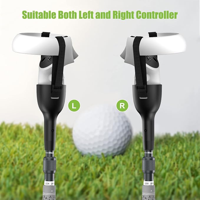 YOGES Adjustable Length VR Golf Club Handle Compatible - Image 5