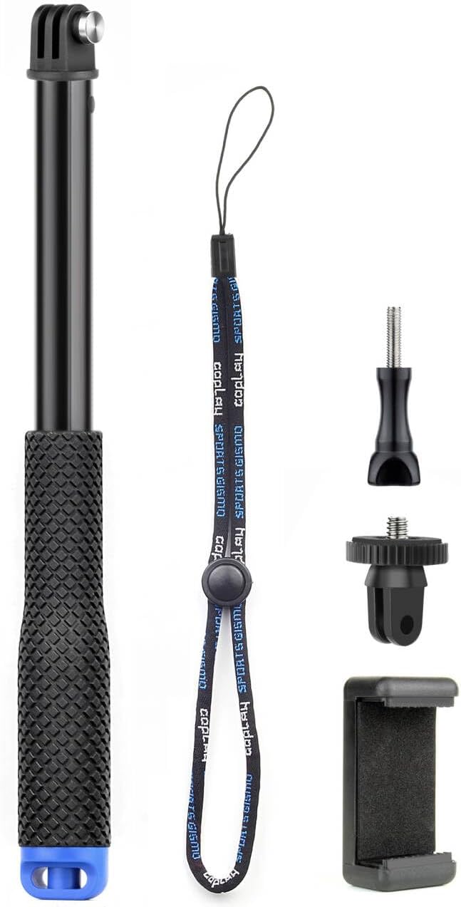 GEPULY 46''Alumium Waterproof Selfie Stick by GEPULY
