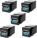 PANPEO USB 3.0 Keystone Jack Insert – Female to Female Coupler by PANPEO