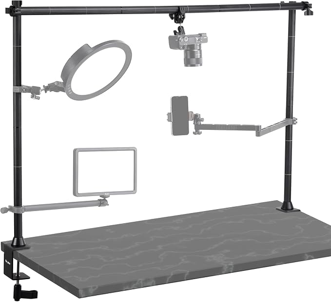 JUSMO LS15 Pro Camera Desk Mount, Aluminum Overhead Camera Mount Rig, Table by JUSMODirect