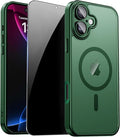 for iPhone 17 Case with Privacy Screen Protector and Camera Protection by ZOZDOKG