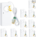 Hoteam 5 Pcs Water Sensor Alarm Leak Detector 120db Water Leak Alarm 9v Battery by Hoteam