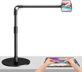 elitehood Heavy Duty Aluminum Overhead Phone Stand, 15 in Long Arm iPhone Holder by Builtyourelitelive