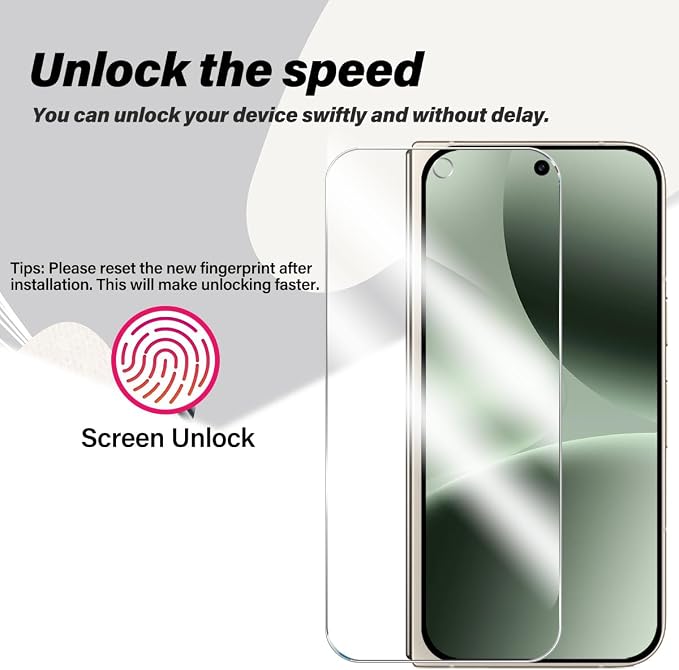 BIGFACE for Pixel 10 Pro Fold Tempered Glass Screen Protector + Camera Lens - Image 3